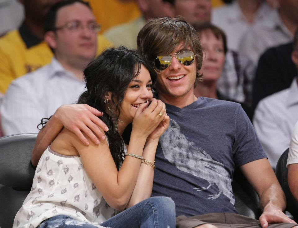 Vanessa Hudgens and Zac Efron (<em>High School Musical</em>)