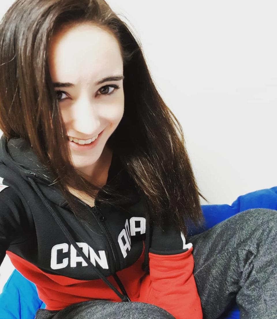 <p>Kaetlyn was born in Marystown, Newfoundland, but due to a lack of summer ice in Marystown, moved to Montreal at age seven. (Photo via Instagram/kaetkiss) </p>