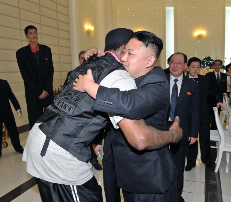 Dennis Rodman and Kim Jong Un