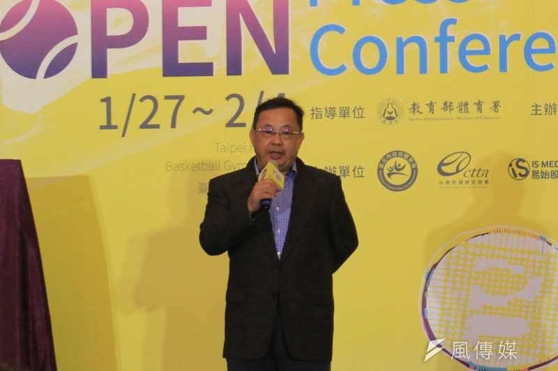 20171220-前內政部長、2018台灣公開賽賽會主席余政憲。（方炳超攝）