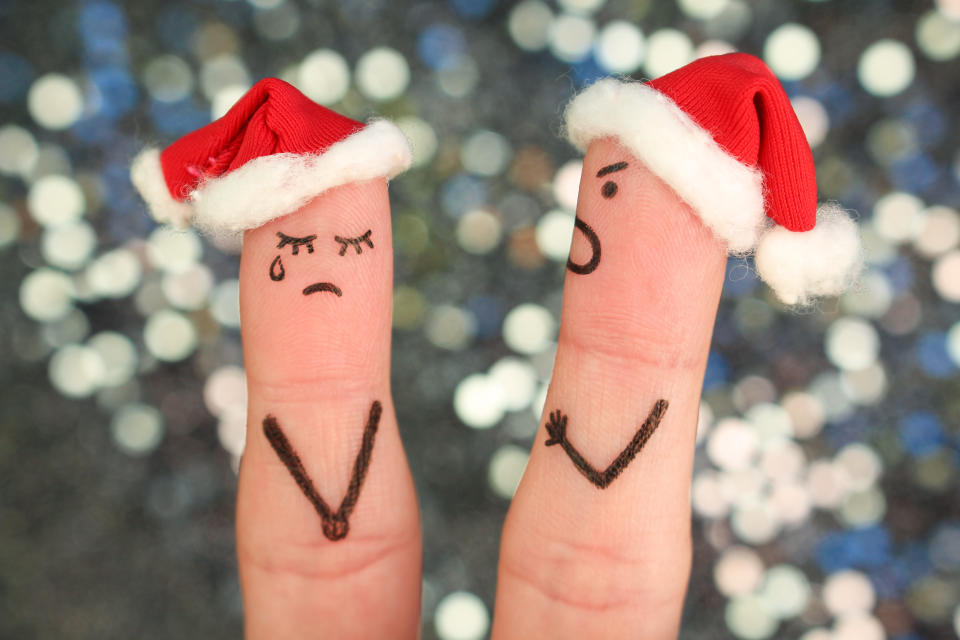 Family arguments are incredibly common over the festive season. [Photo: Getty]