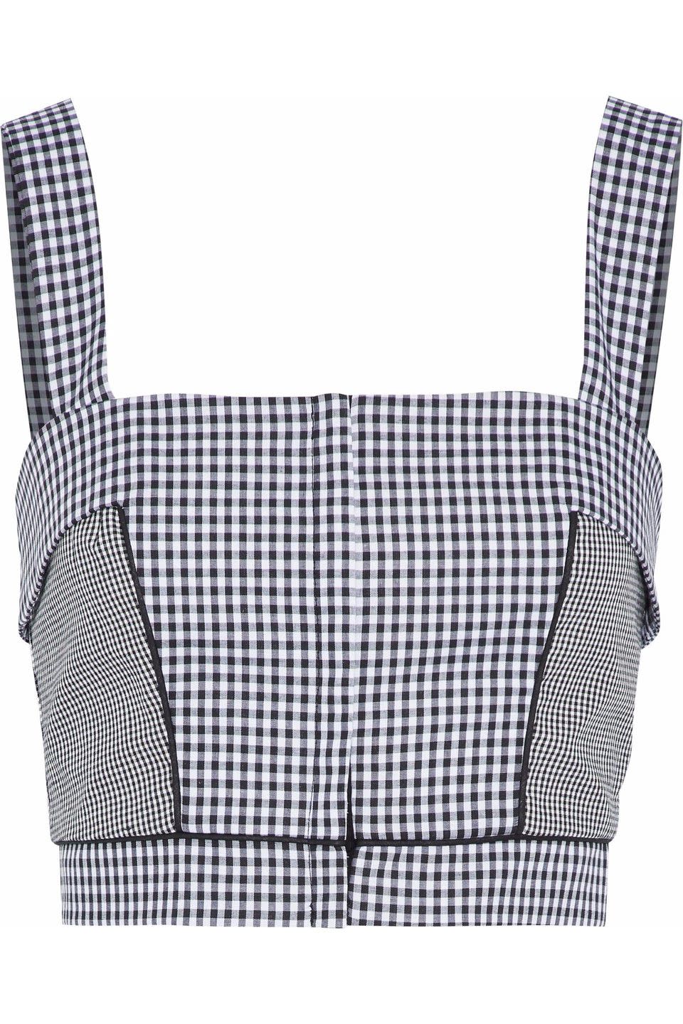 Nicholas Gingham Top - £44, was £220