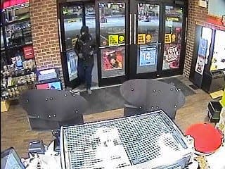 The Washington County Sheriff's Office posted this surveillance photo of the masked gunman who robbed the Sheetz store on Longmeadow Road on its Facebook page.