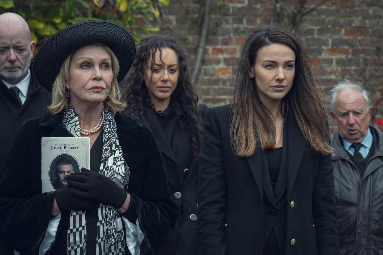  Fool Me Once on Netflix stars Joanna Lumley and Michelle Keegan as a grieving wife with a puzzling mystery to solve. 
