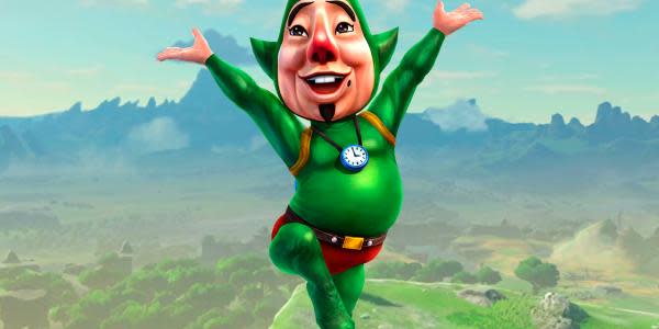 Muestran cómo se asustan los NPC de Breath of the Wild con el atuendo de Tingle