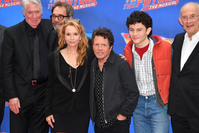 Back to the Future Musical: Michael J Fox Attends Broadway Show