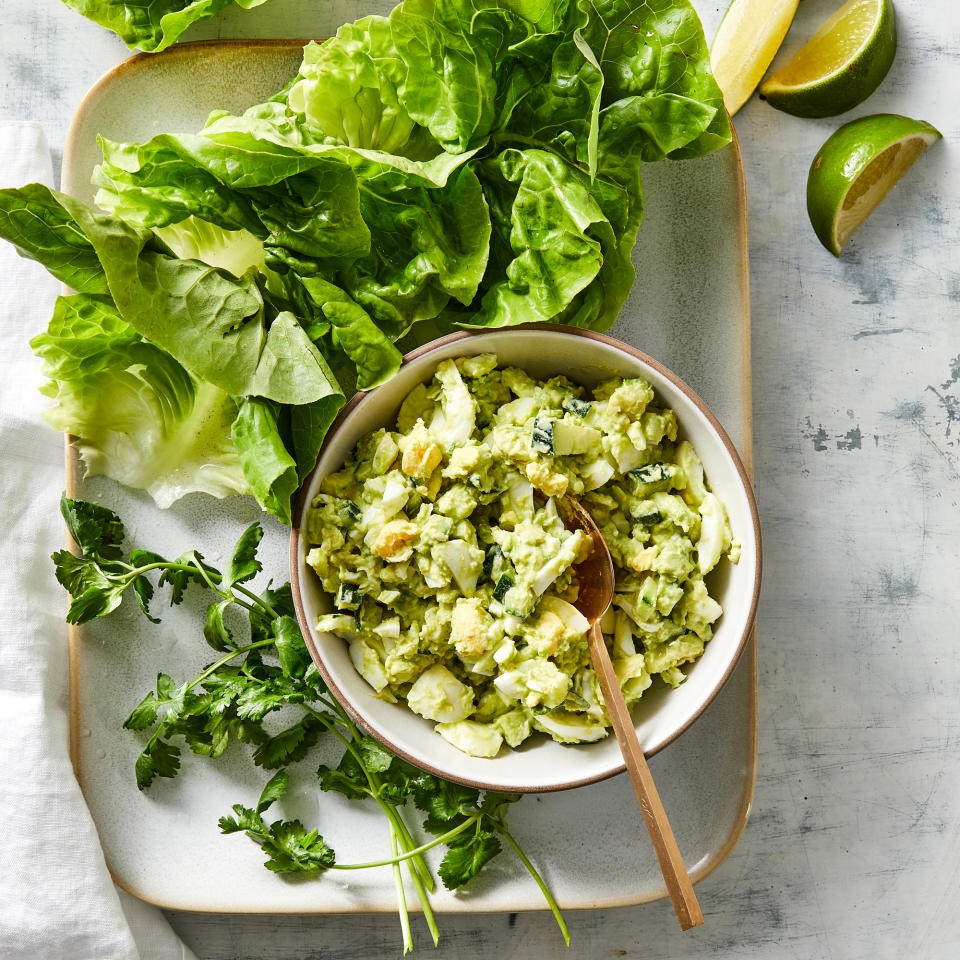 Air-Fryer Wasabi Egg Salad Wraps