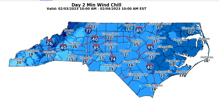 Wind chills will be bitterly cold Saturday morning.