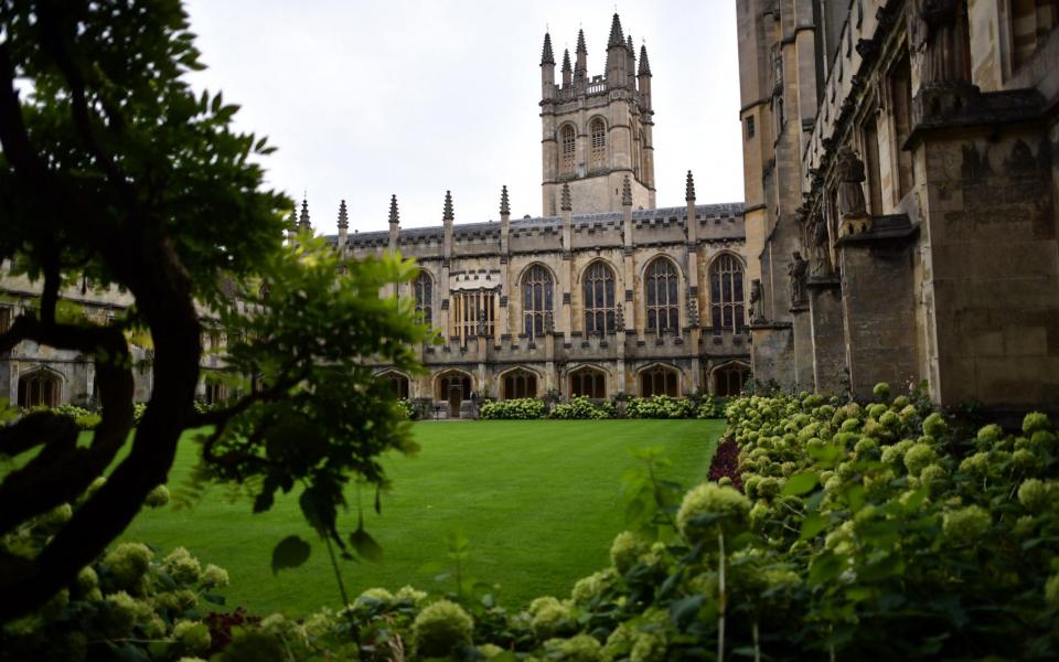 Magdalen College, Oxford. The University has said it will not be waiving course fees  - Carl Court /Getty 