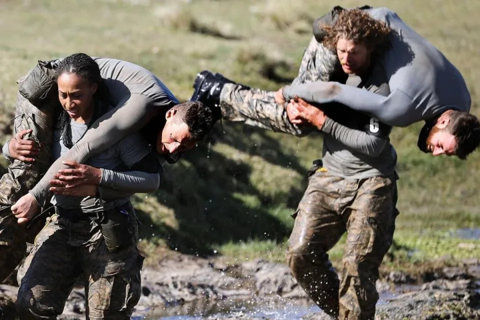 SAS Australia's Nick 'Honey Badger' Cummins and Sabrina Frederick