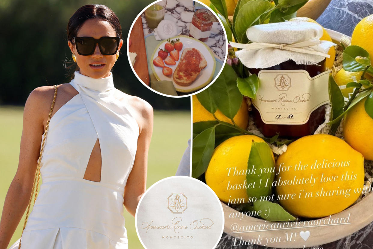 Meghan Markle unveils first American Riviera Orchard jam, sends it to influencer pals