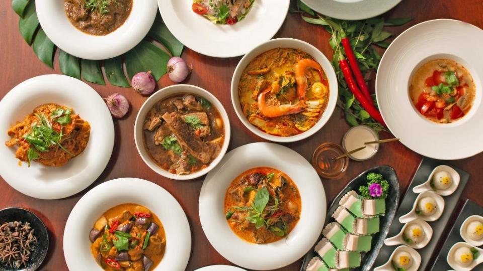 東南亞自助美食饗宴集結各地特色經典美饌。（圖／台北福華提供）