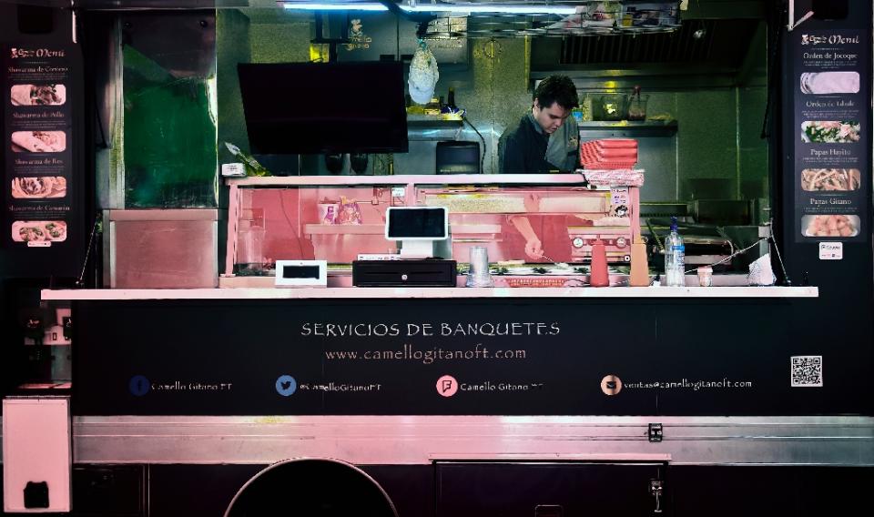 Food Truck en Ciudad de México (AFP Photo/Ronaldo Schemidt)