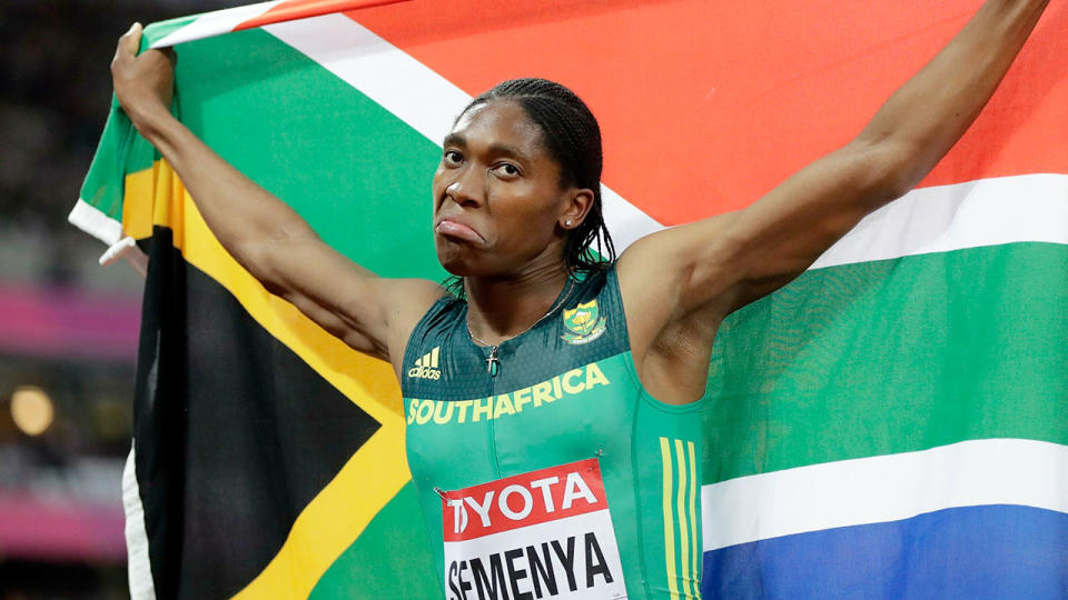 Pictured here, Caster Semenya says she will refuse the drug treatment required for her to be able to compete.