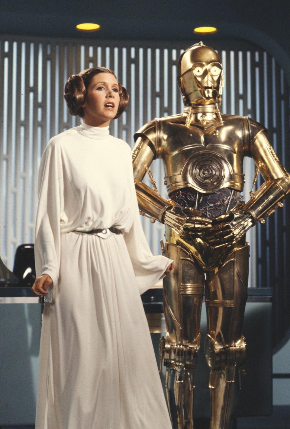 Carrie Fisher in <i>Star Wars Episode IV: A New Hope</i> (1977)