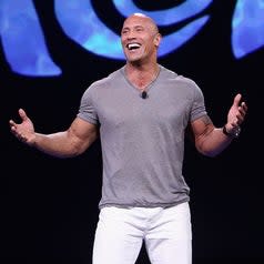 Dwayne Johnson of MOANA took part today in 