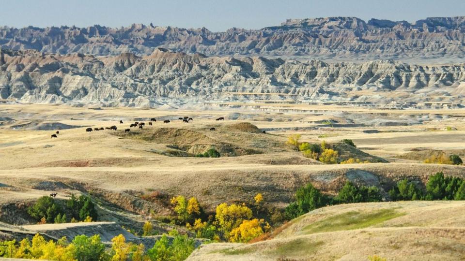 Badlands National Park is cool and mild with fewer crowds and plenty of natural beauty in fall.