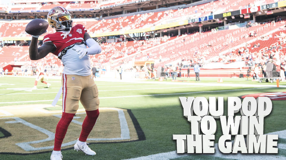 San Francisco 49ers WR Deebo Samuel reportedly requested a trade last week following failed contract negotiations. (Photo Credit: Stan Szeto-USA TODAY Sports)
