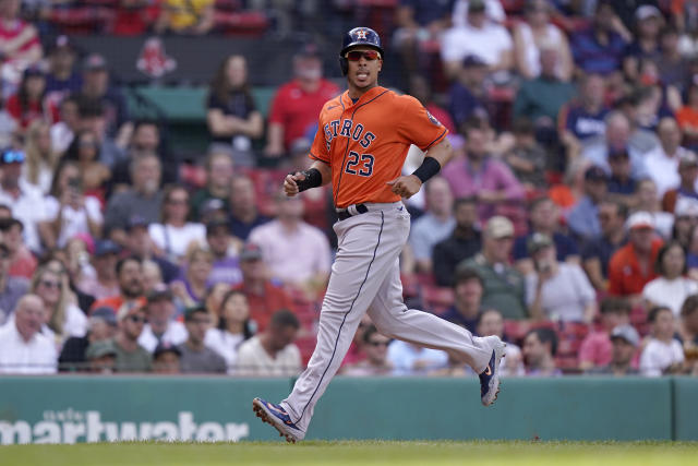 Astros down Red Sox, earn first sweep at Fenway Park