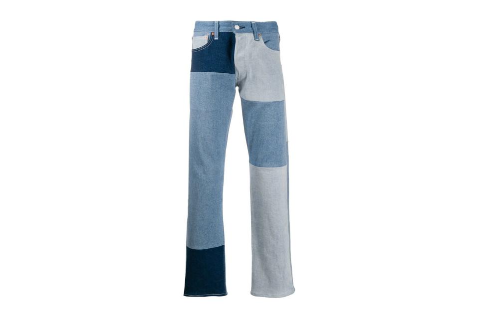 Levi's Made and Crafted patchwork jeans