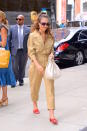 <p>Jessica Alba was spotted out and about in the Big Apple on 24 July in a seriously chic boiler suit by Sea New York. She teamed the summer-ready look with clashing Aquatalia heels and a covetable bag by The Row. Love, love, love. <em>[Photo: Getty]</em> </p>