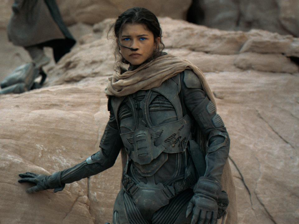 Zendaya as Chani in "Dune."
