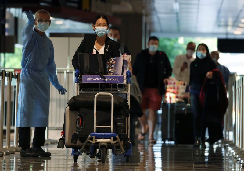 First expanded vaccinated travel lane flight arrives in Singapore