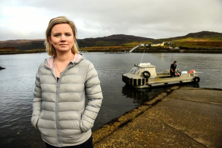 Rebecca Munro, one of the five residents of the Isle of Ulva, says her husband's family goe back centuries on Ulva