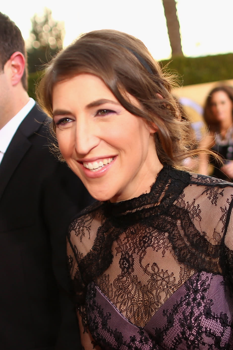 worst red carpet - Mayim Bialik