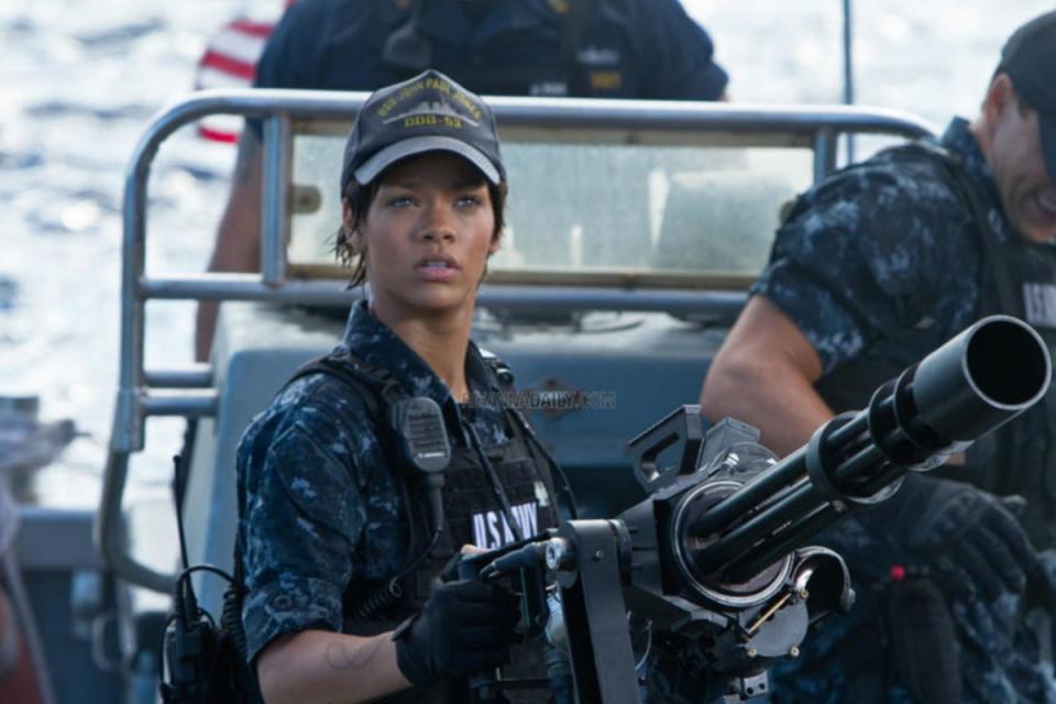 Oh dear: Rihanna in box-office bomb Battleship (Battleship)