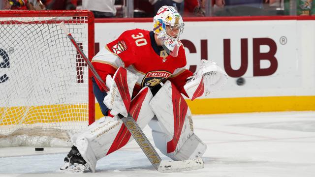 Florida Panthers Spencer Knight 30 Away 2023 Stanley Cup Final