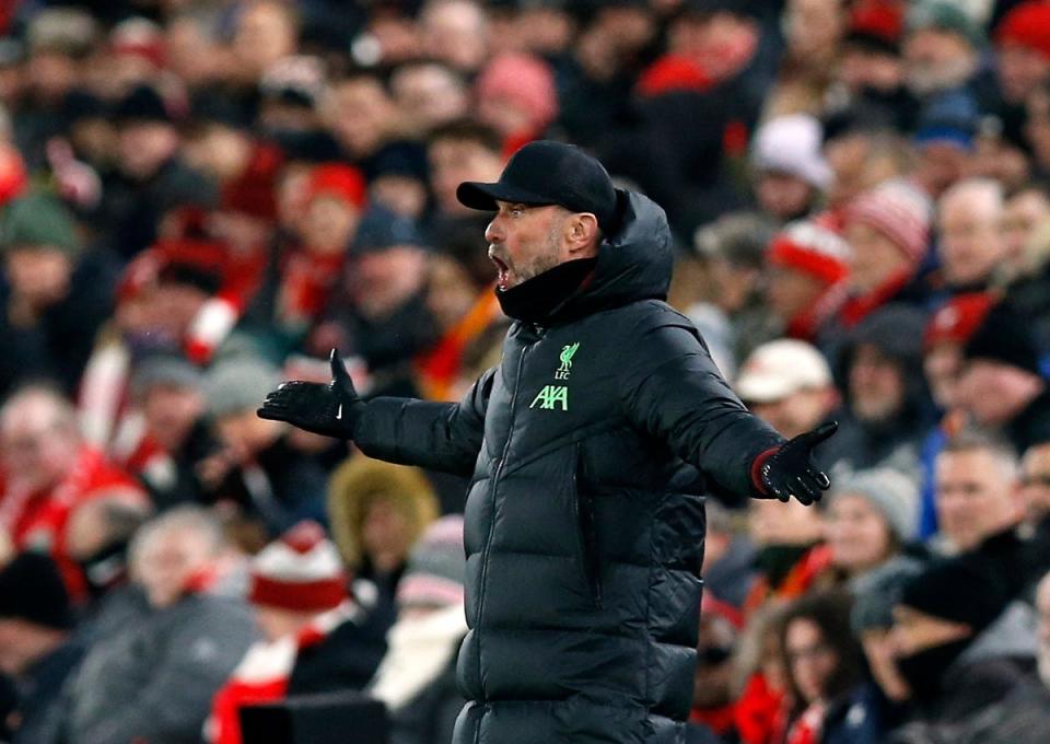 Frustrated: Klopp believes Liverpool were wasteful (Action Images via Reuters)