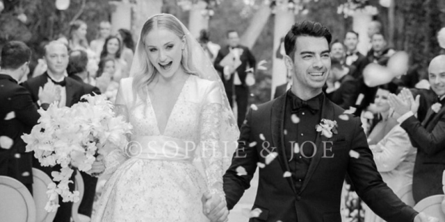 sophie turner wedding dress