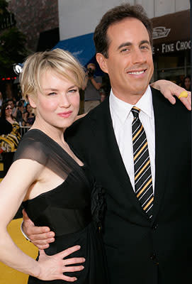 Renee Zellweger and Jerry Seinfeld at the Los Angeles premiere of DreamWorks Pictures' Bee Movie