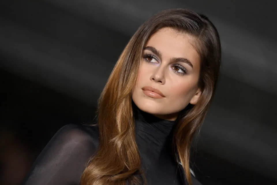 Kaia Gerber habla sobre el nepotismo y el agotamiento. (Foto: Getty Images)
