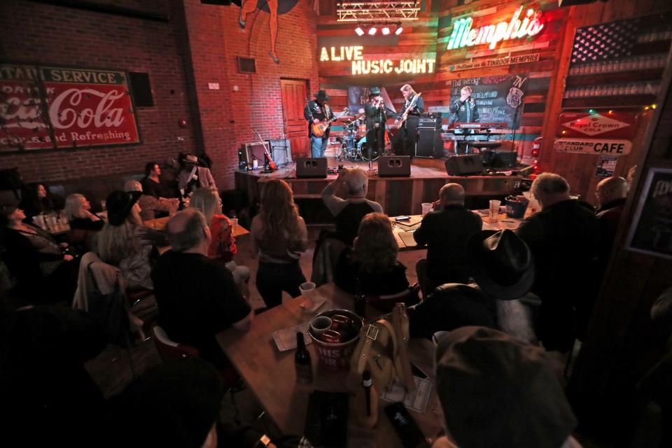 Boogie Town plays at Tin Roof during the 35th International Blues Challenge on Beale Street Thursday, Jan. 24, 2019. 