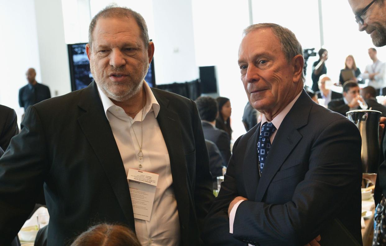 Harvey Weinstein had deep ties to Democratic and New York politicians, including Mike Bloomberg when he was mayor of New York City. (Photo: Slaven Vlasic/Getty Images)