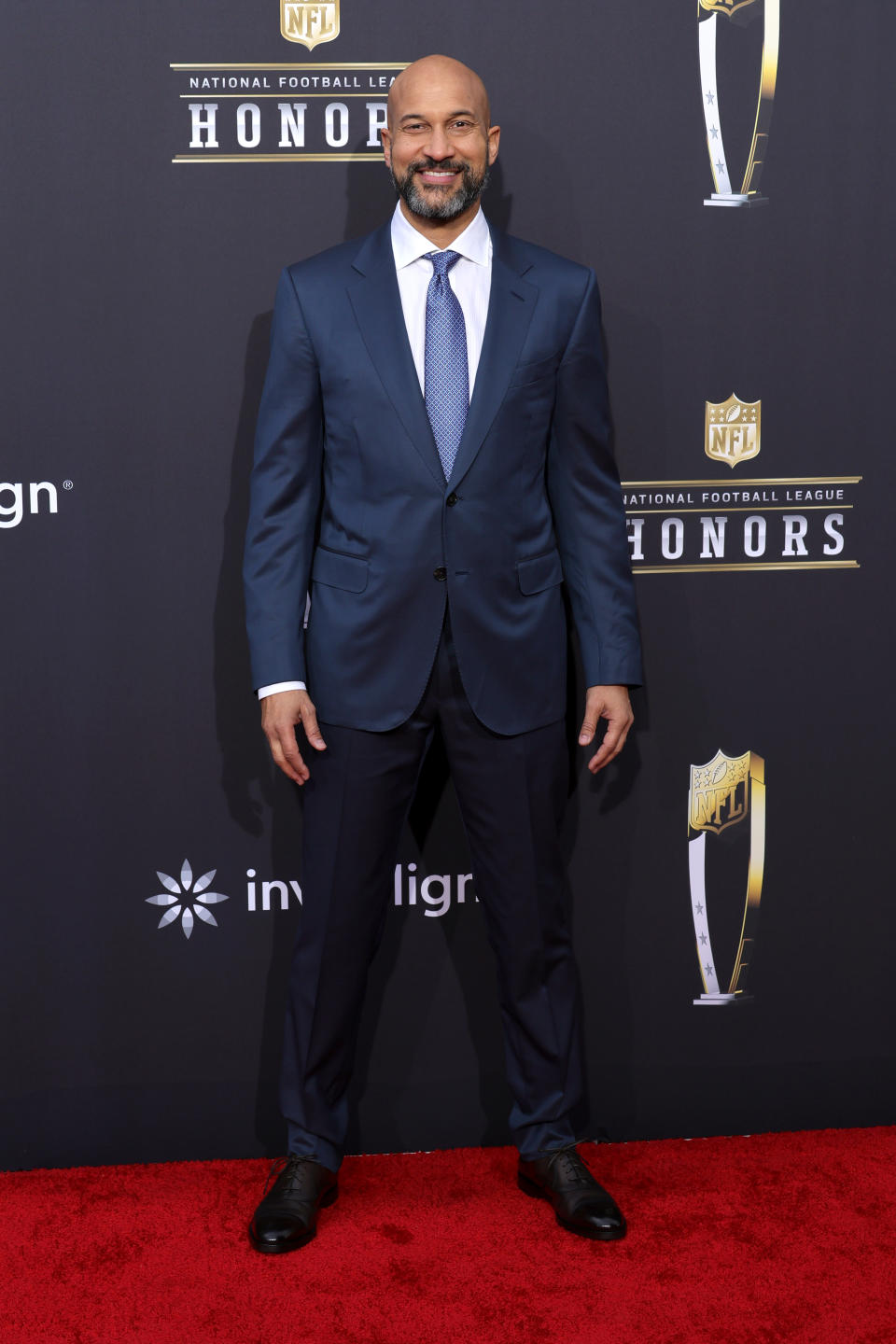 Keegan-Michael Key, Elle Key, NFL Honors, Resorts World Theatre, Las Vegas, Nevada