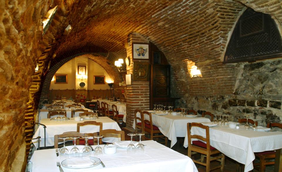 Vista de uno de los comedores del restaurante Casa Botín de Madrid. EFE/Foto cedida