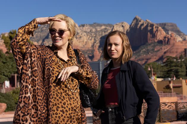 Deborah (Jean Smart) and Ava (Hannah Einbinder) on the road in HBO Max's 