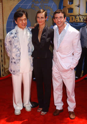 Jackie Chan , Cecile de France and Steve Coogan at the Hollywood premiere of Walt Disney's Around the World in 80 Days