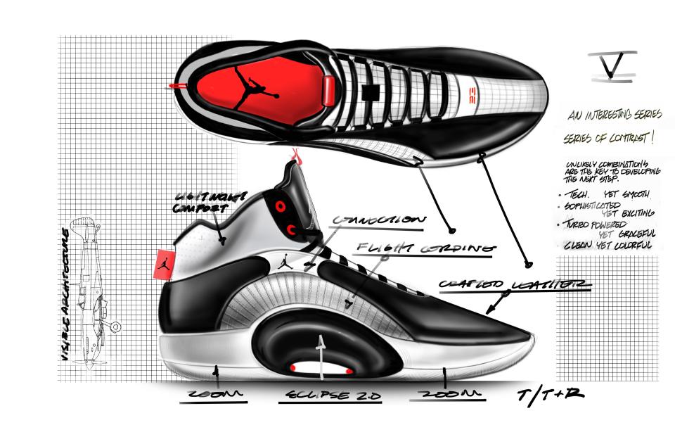 Air Jordan 35 sketch — NIKE