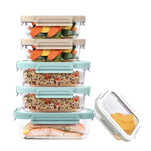 5 Container Food Storage Set - Yahoo Shopping