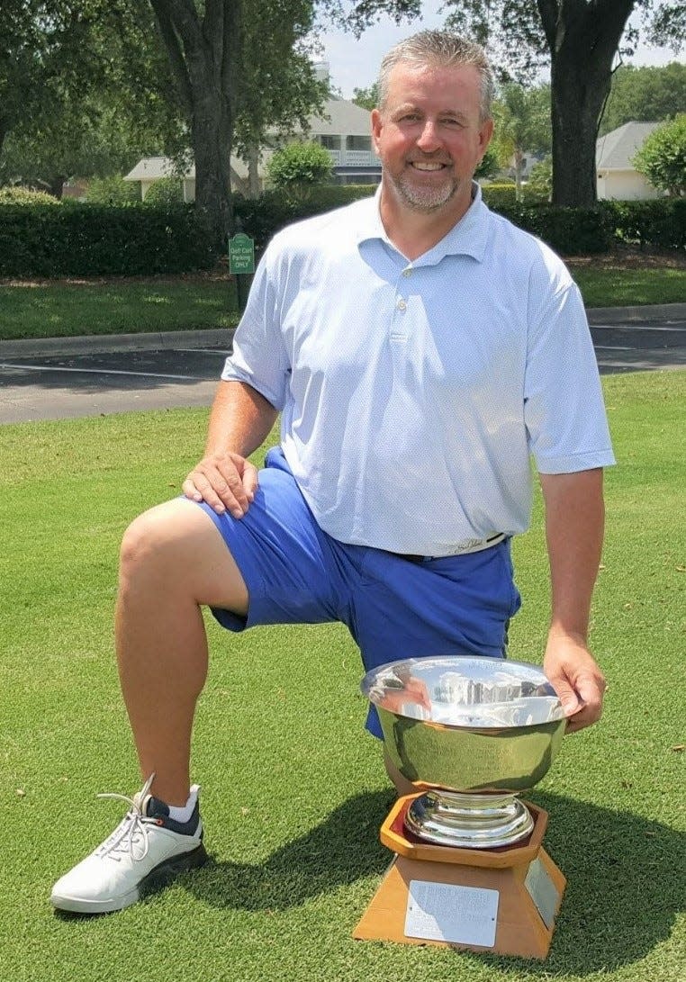 Mark Spencer of Jacksonville won the Jacksonville Area Golf Association Senior Championship May 15-17 at Deercreek, his second JAGA title and fifth top-10 in the last two years.