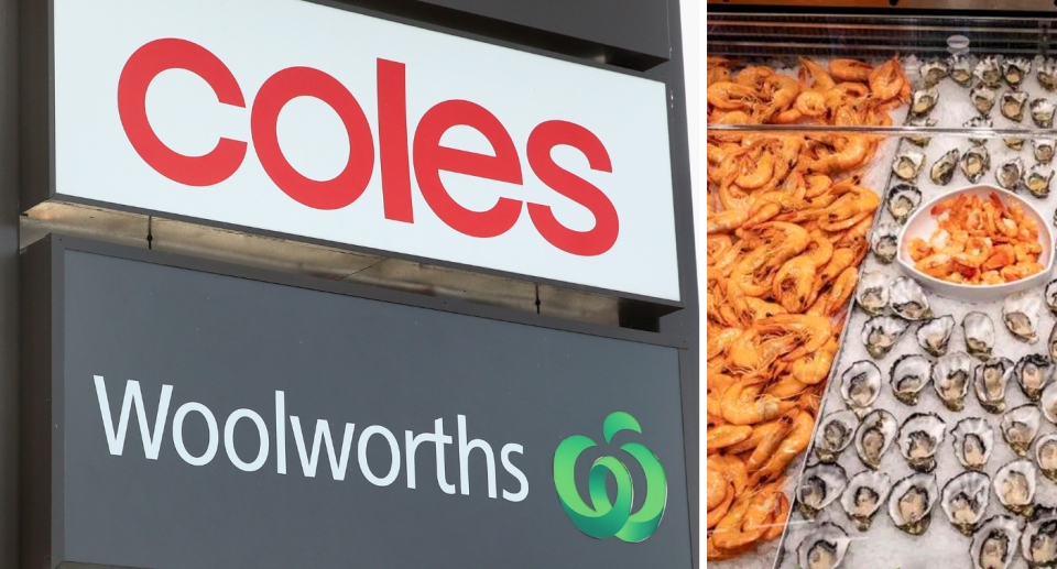 Coles Woolworths Easter seafood savings