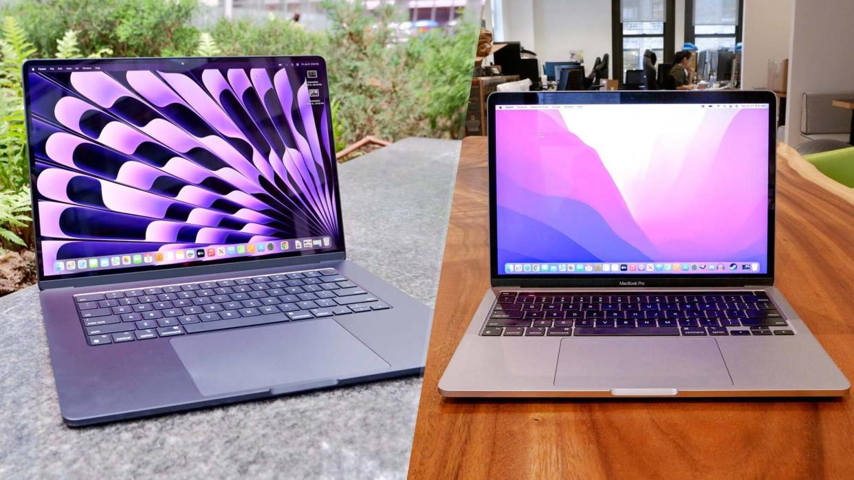  MacBook Air 15-inch M2 vs MacBook Pro 13-inch M2 