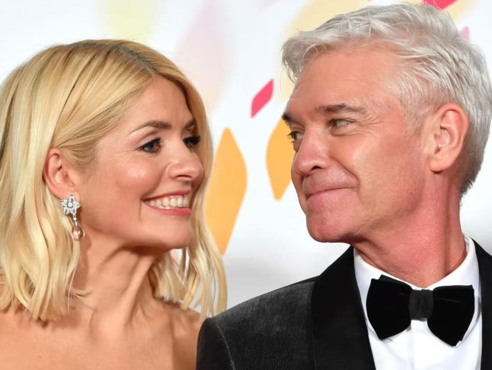 Holly Willoughby and Schofield at the National Television Awards in 2020 (Getty Images)