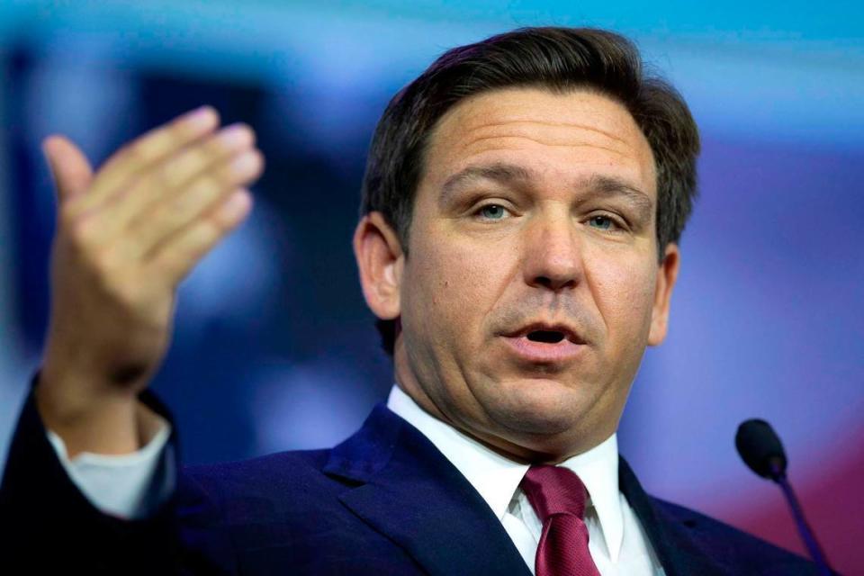 Florida Gov. Ron DeSantis took the unprecedented step of vetoing the Legislature’s congressional map in favor of his own map during the redistricting process last year. 