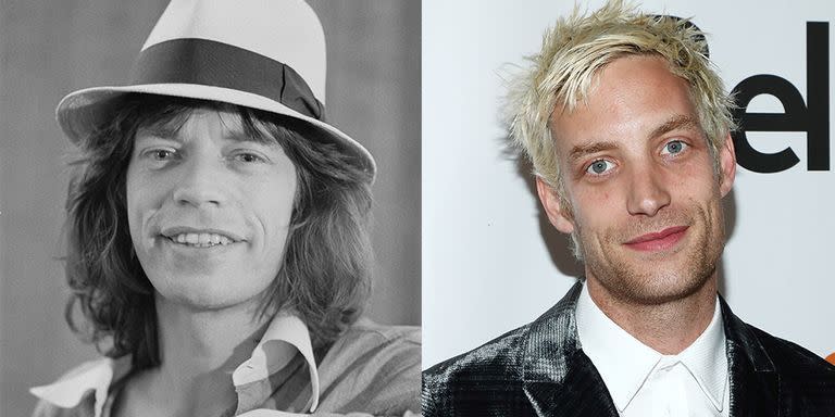 Mick Jagger and James Jagger at 33