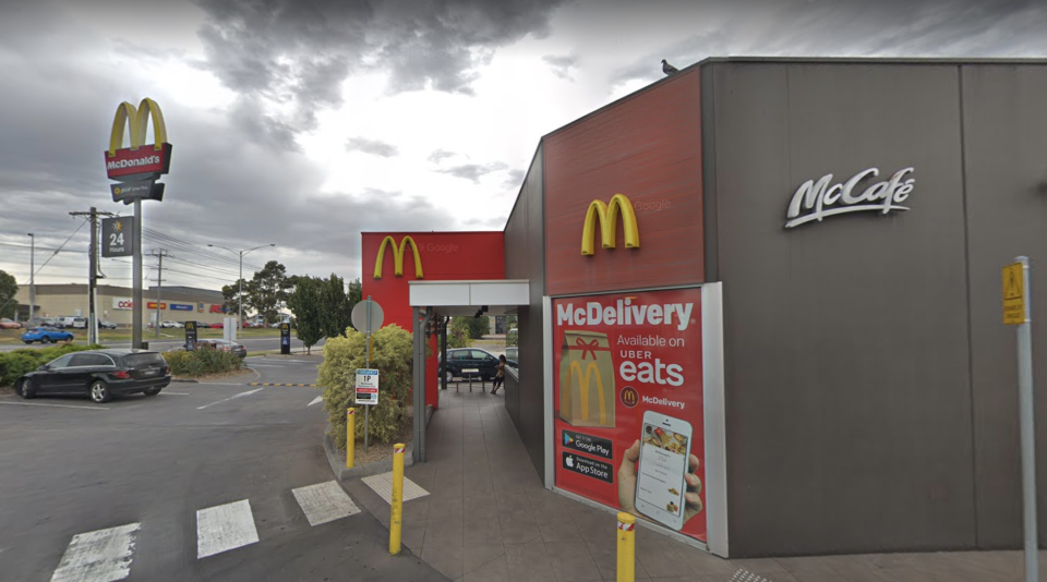 McDonald's at Fawkner is pictured.